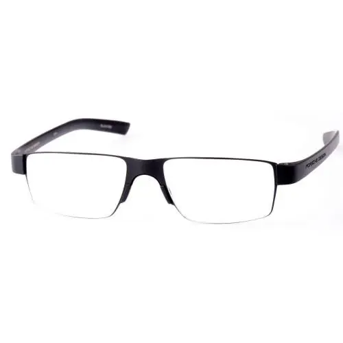 Porsche Design Ready Made Reading Glasses P8813 A Black 52-17 - Men`s