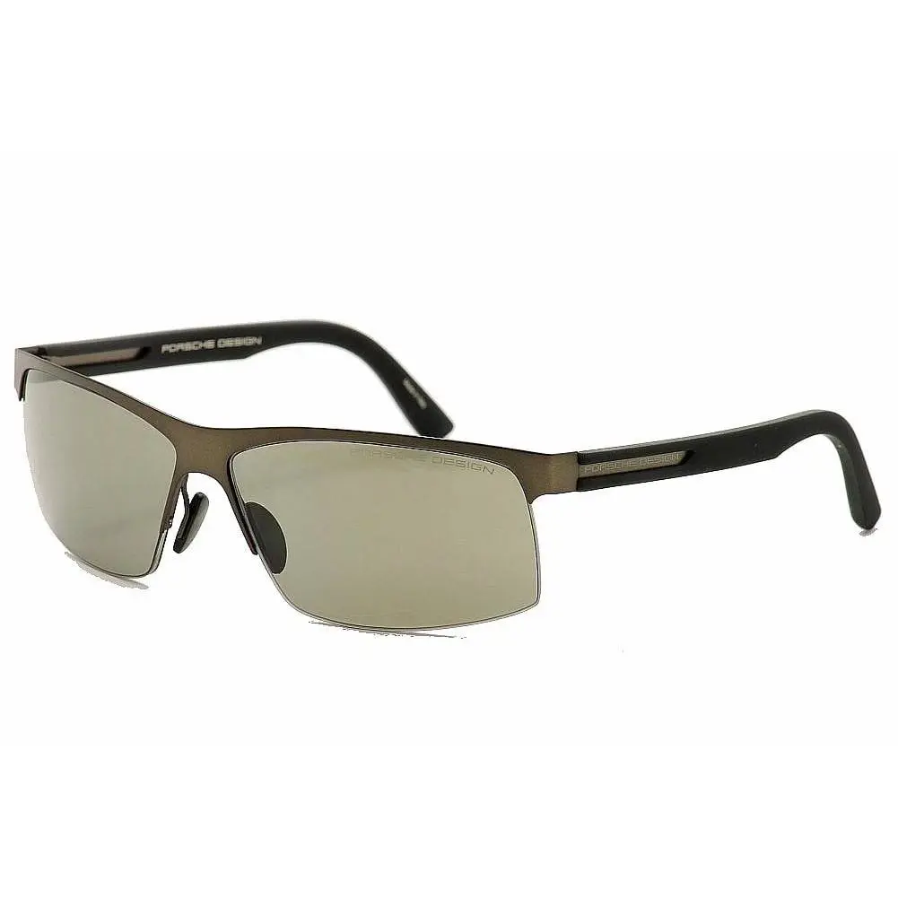 Design Men`s P`8561 P8561 Sport Sunglasses 64mm Brown by Porsche