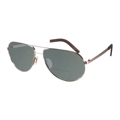 P-8280-B-59 mm Polarized Bi-focal Sunglasses 41 Options Gun Metal Silver Grey by Porsche