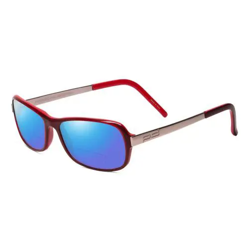 Porsche P8207-B Cateye 53mm Polarize Bi-focal Sunglasses Red Gunmetal 41 Options