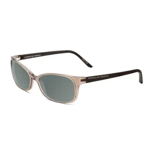 Design P8247-C 55mm Polarized Sunglasses in Crystal Grey Brown 4 Options Smoke Grey Polar by Porsche