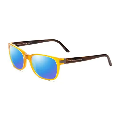 Porsche P8250-B 55mm Polarized Bi-focal Sunglasses in Yellow Orange Brown Marble