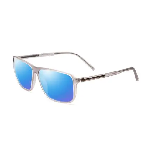 Design P8269-B 58mm Polarized Sunglasses in Crystal Smoke Grey 4 Options Blue Mirror Polar by Porsche