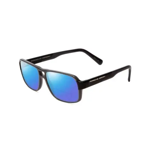 P8217-C 56 mm Polarized Bi-focal Sunglasses Grey Carbon Fiber 41 Options Blue Mirror by Porsche