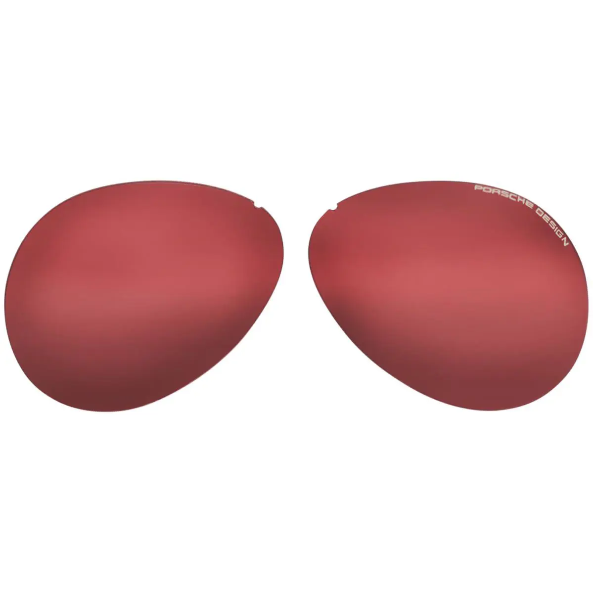Design Pilot P8478 Sunglasses Replacement Lenses Red by Porsche