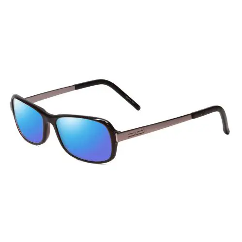 Design P8207-A Cateye 53mm Polarized Sunglasses Dark Brown 4 Lens Option Blue Mirror Polar by Porsche