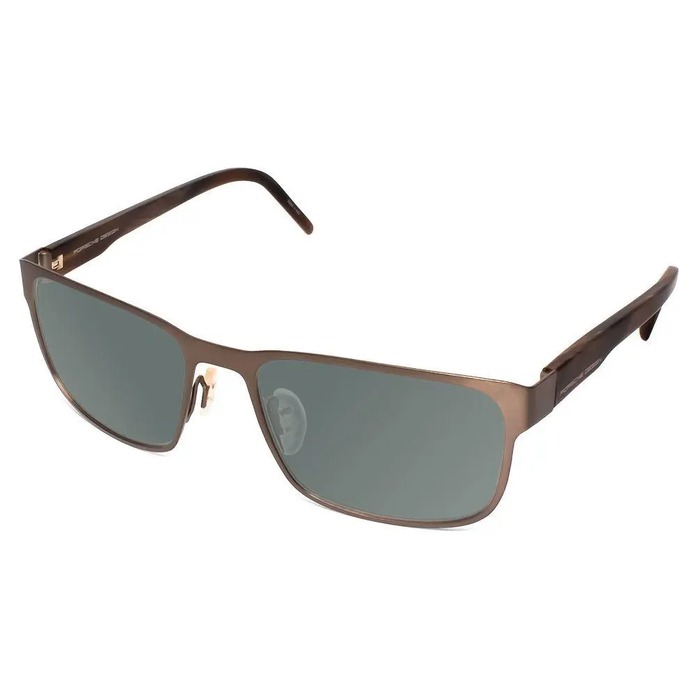 Design P8291-C-55 mm Polarized Sunglass 4 Lens Options Brown Marble Horn Smoke Grey Polar by Porsche