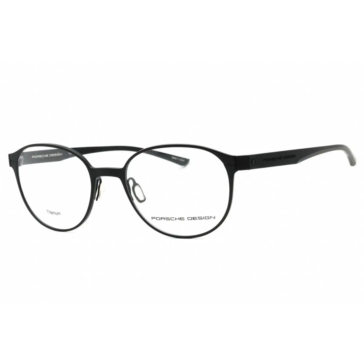 Porsche P8345 A Eyeglasses Black Titanium Frame 50mm