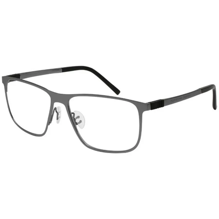 Porsche Design Eyeglasses Optical Frame P8276 C Gun 57-16-145 w Porsche Case - Frame: Gunmetal