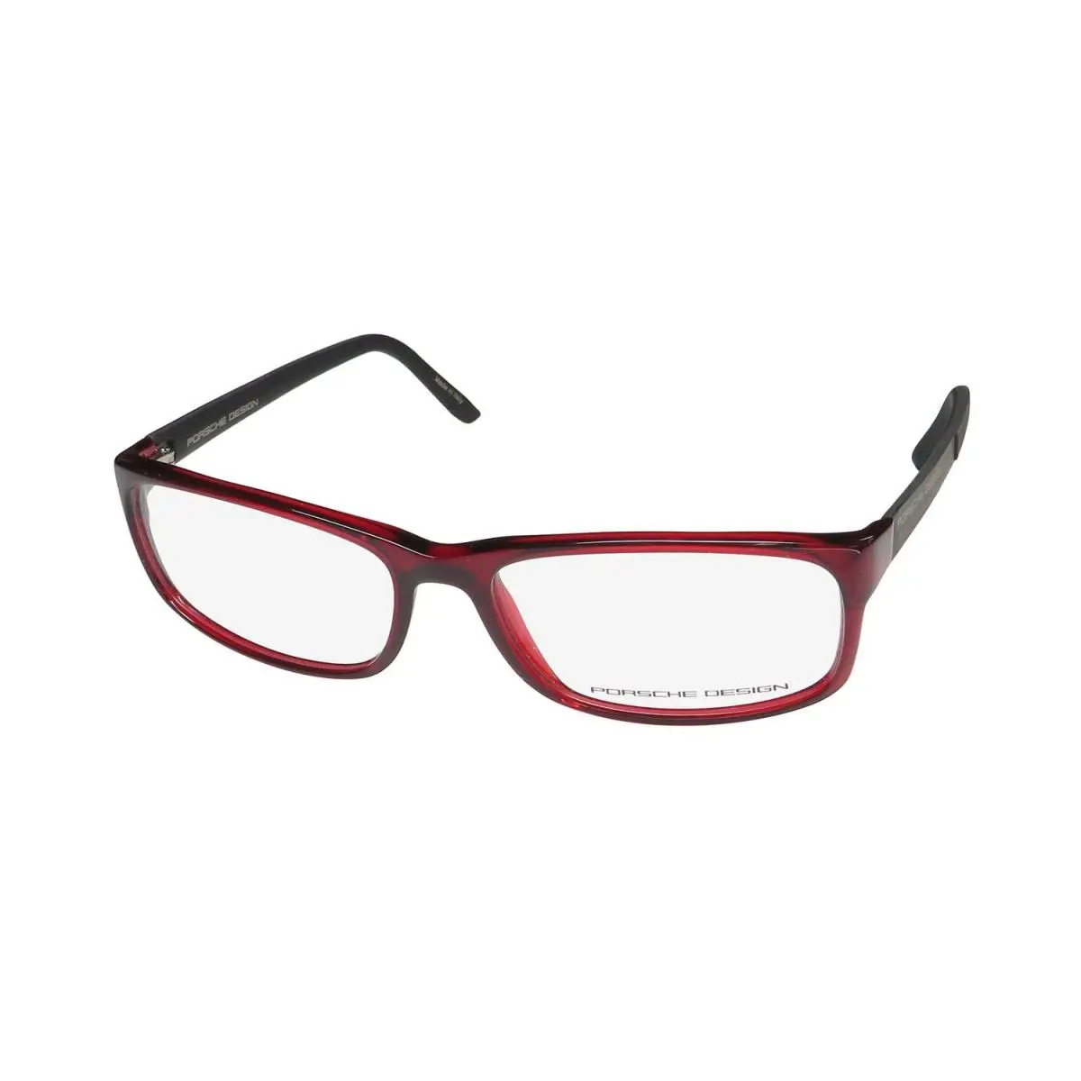 Design P8243 Eyewear C Unisex Full-rim Rectangular Italy Red Plastic by Porsche