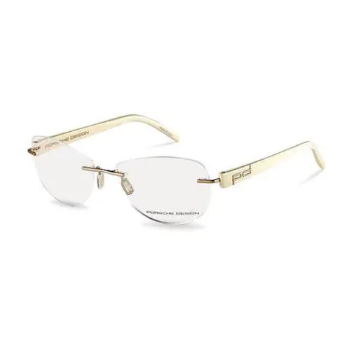 Luxury Porsche Design Eyeglasses Frames P8209 S2 C Gold Cream