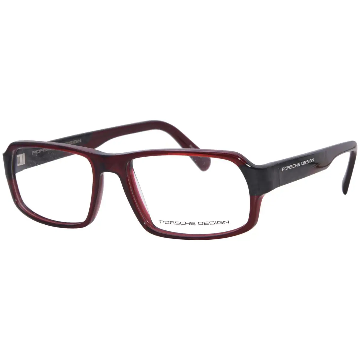 Porsche Design P8215-D Eyeglasses Transparent Dark Red/carbon Full Rim 55mm