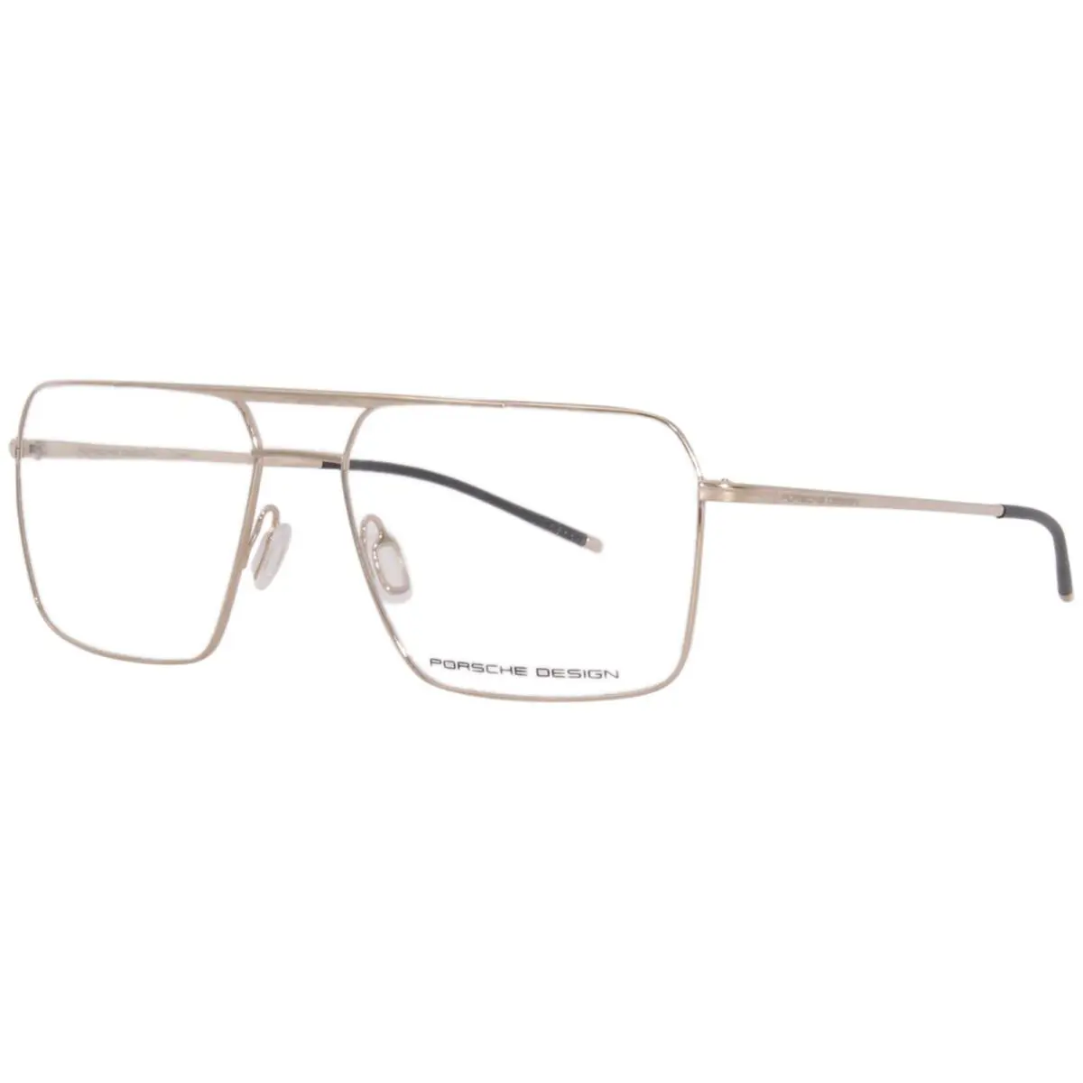 Design P8386-D Titanium Eyeglasses Frame Men`s Gold Full Rim Pilot 57mm by Porsche