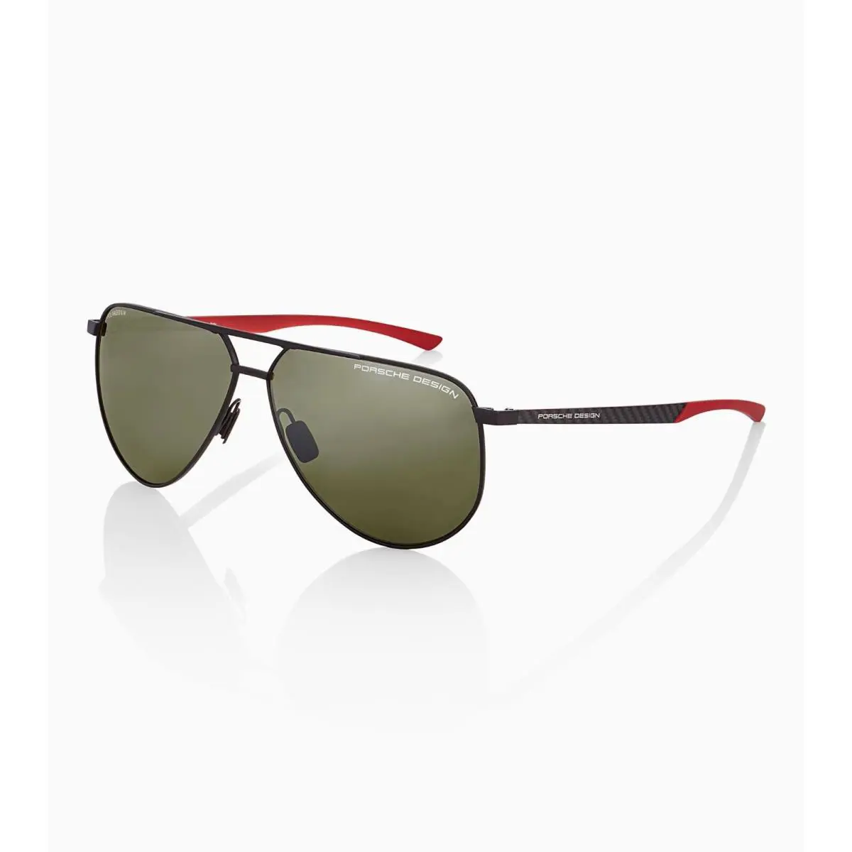 Porsche Design Sunglasses P8962 A Black Red/green Polarized Lenses