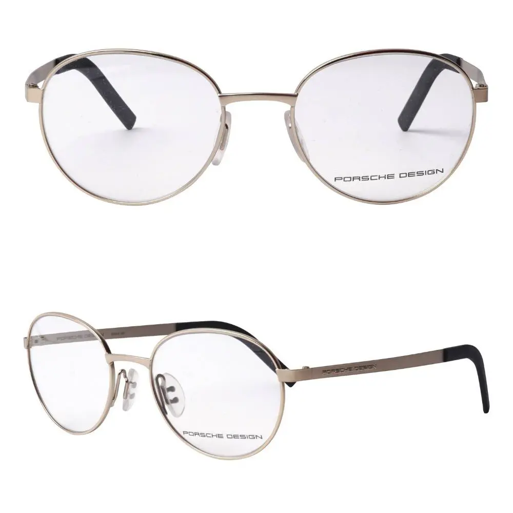 Porsche Design Frame - P`8315-C Gold Round Rx Eyeglasses Unisex 52-19-145