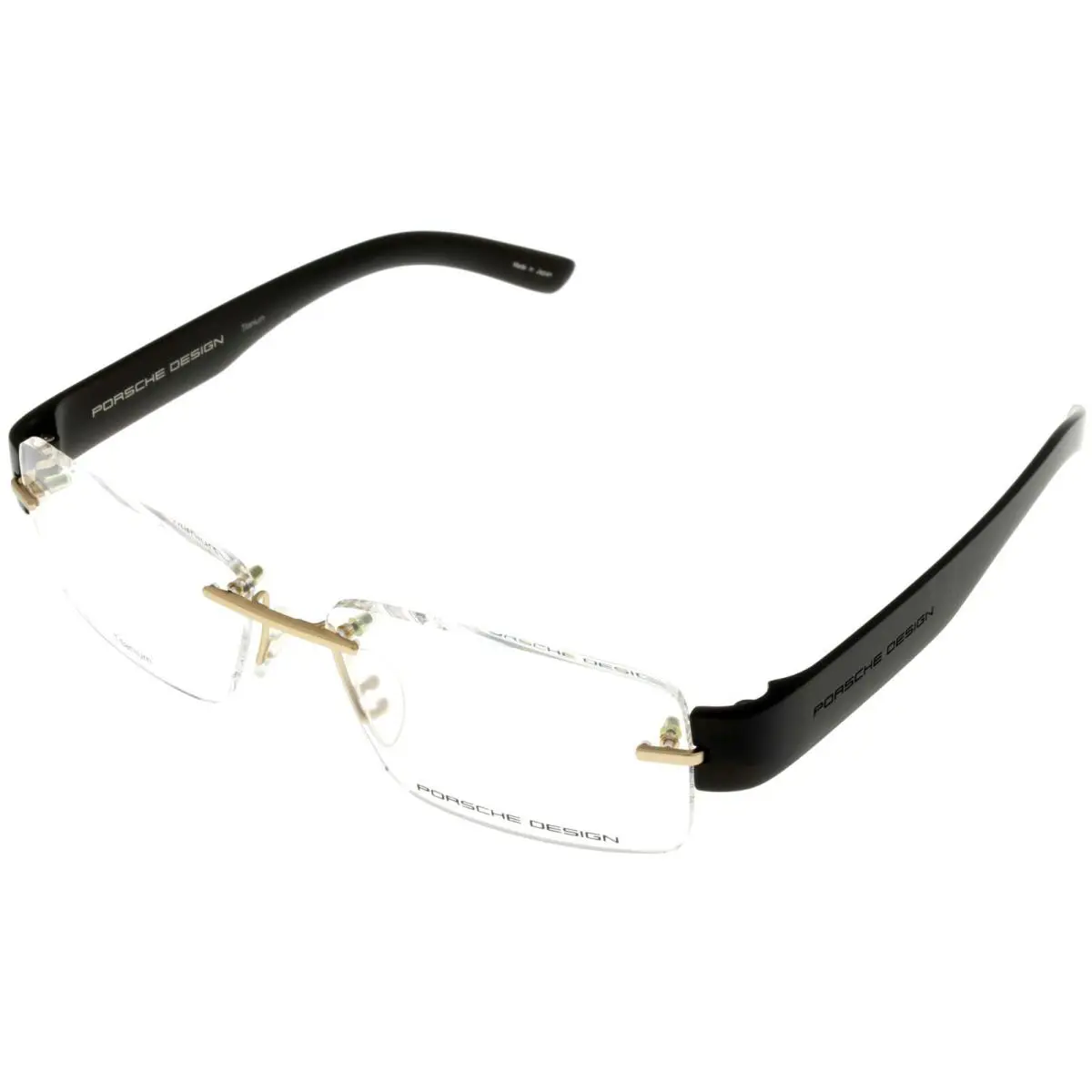 Porsche Design Eyewear Frames Titanium Grey Men P8206 A 53 Rimless