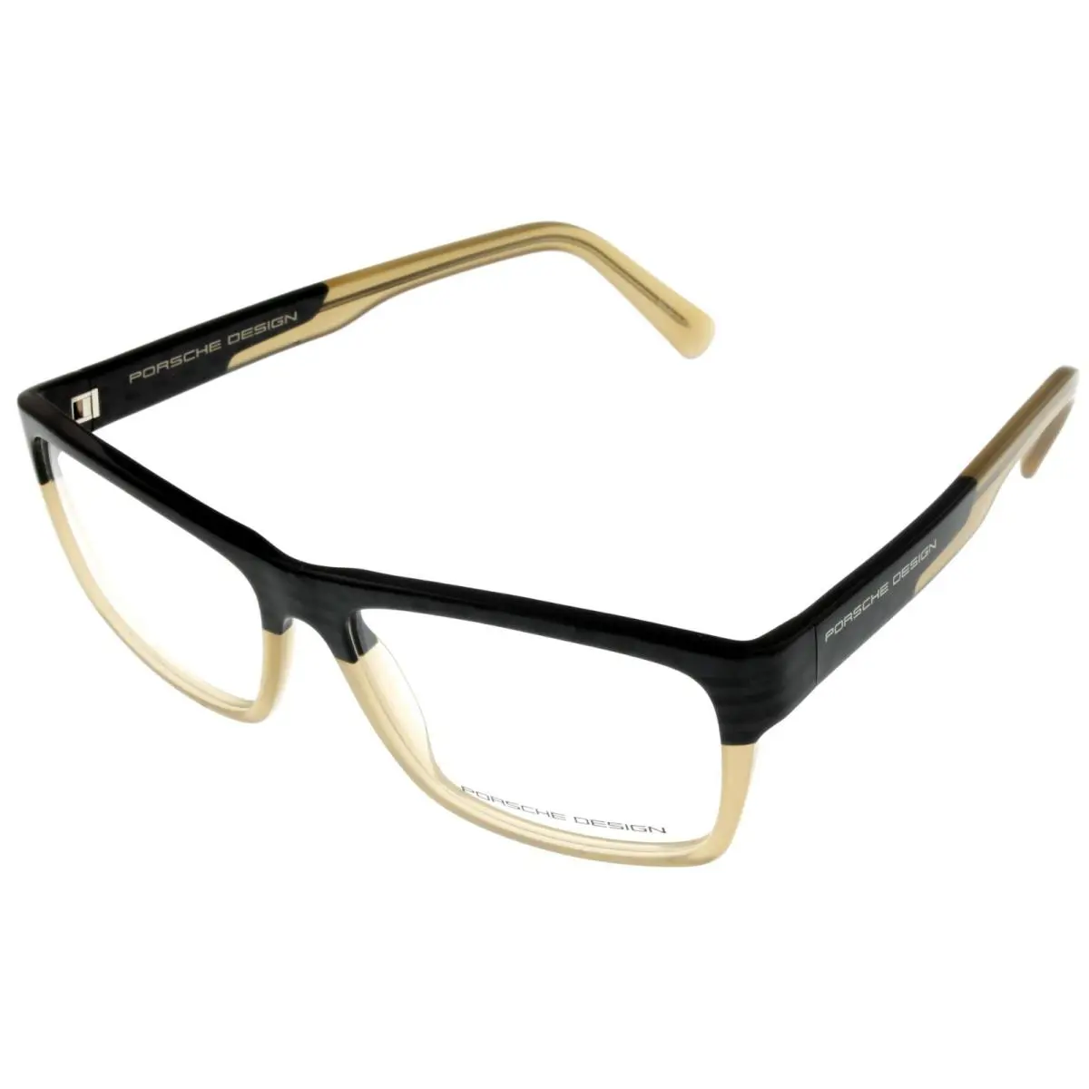 Porsche Design Eyewear Frames Unisex Black Blonde Rectangular P8190B