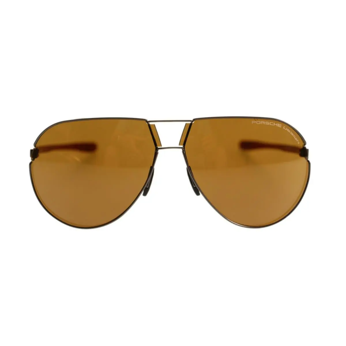 Porsche Design Men`s P8617 6408 Brown Red Sunglasses 64mm