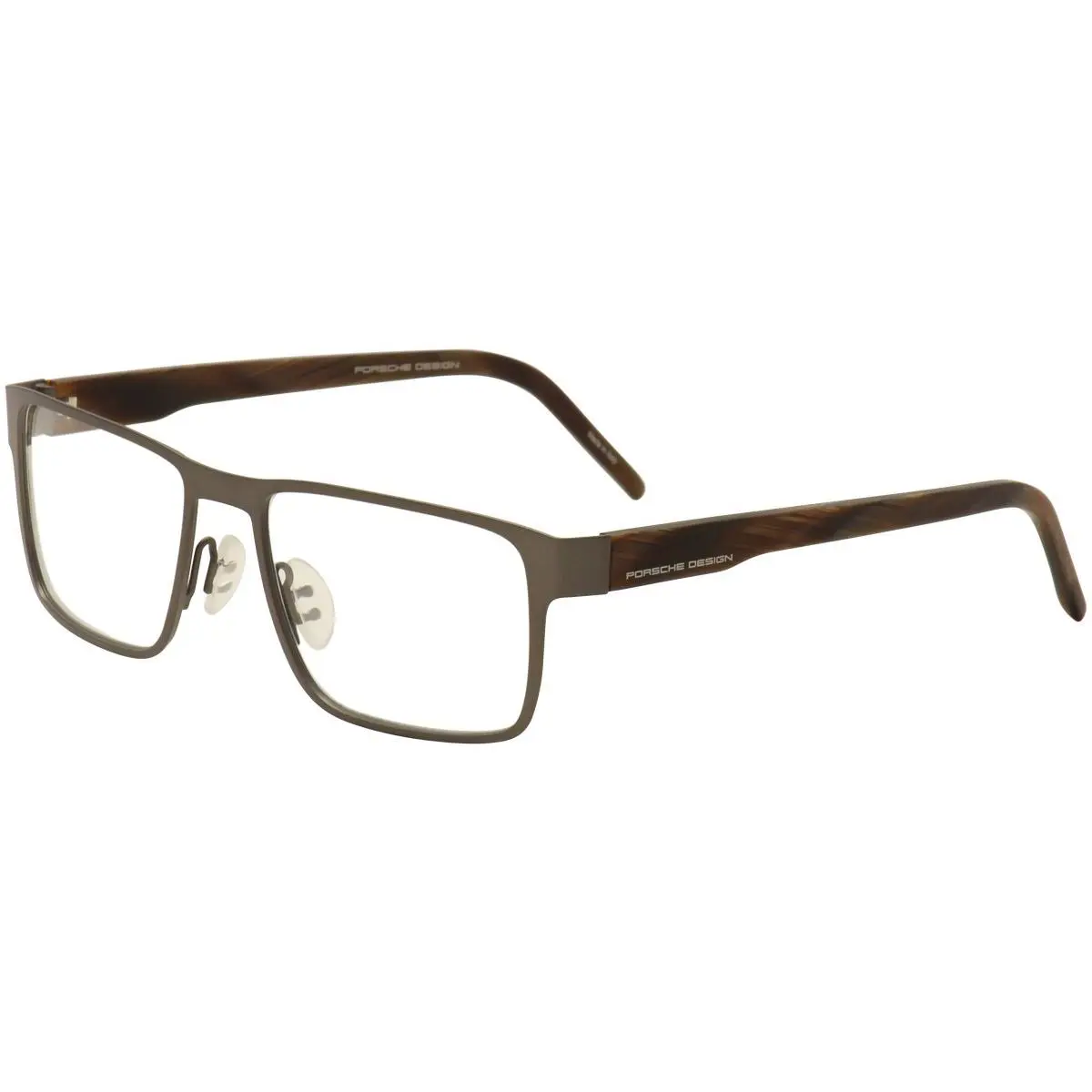 Design Men`s Eyeglasses P8292 P/8292 B Gray Full Rim Optical Frame 54mm by Porsche