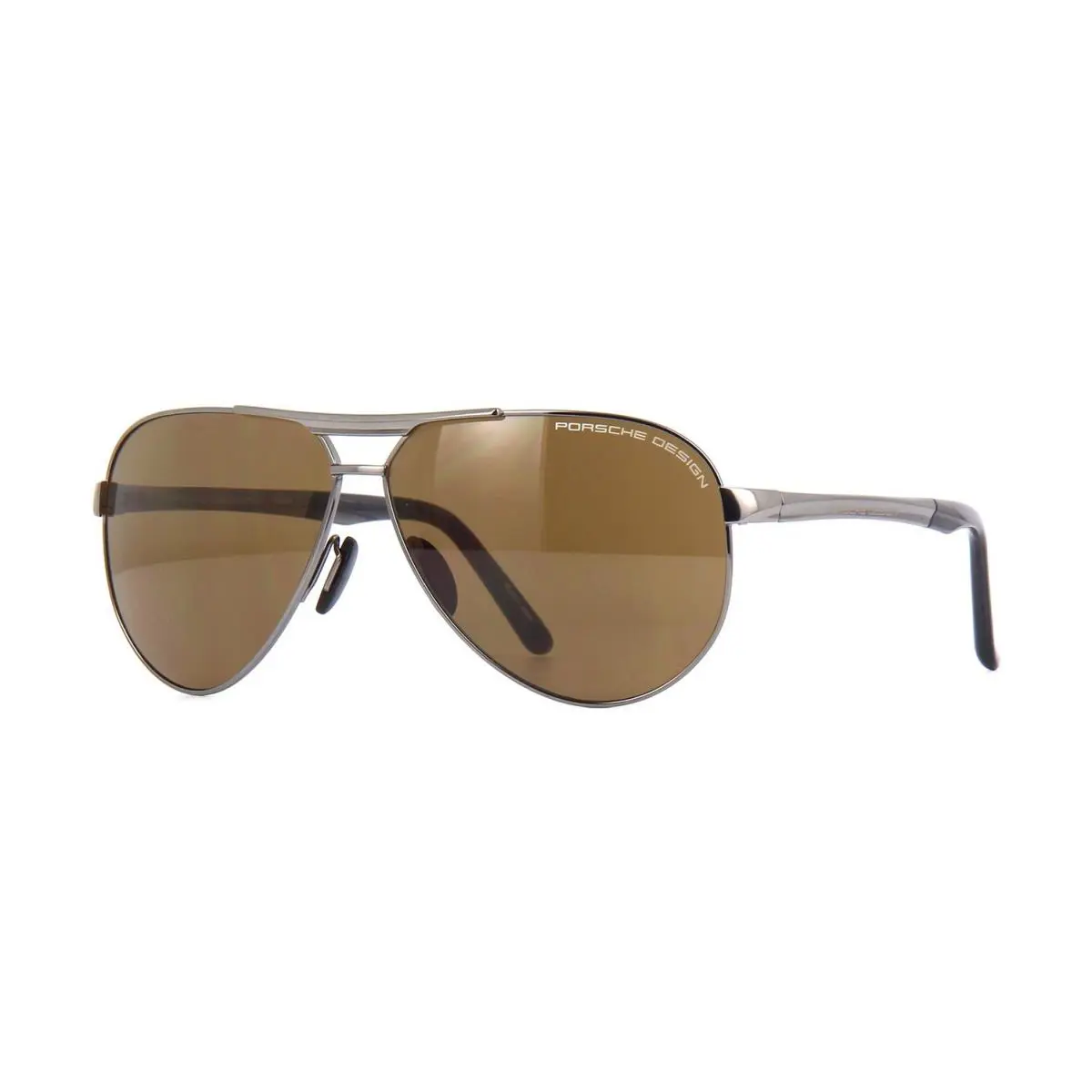 Porsche Design P`8649 Ruthenium/brown D Sunglasses - Frame: Ruthenium, Lens: Brown