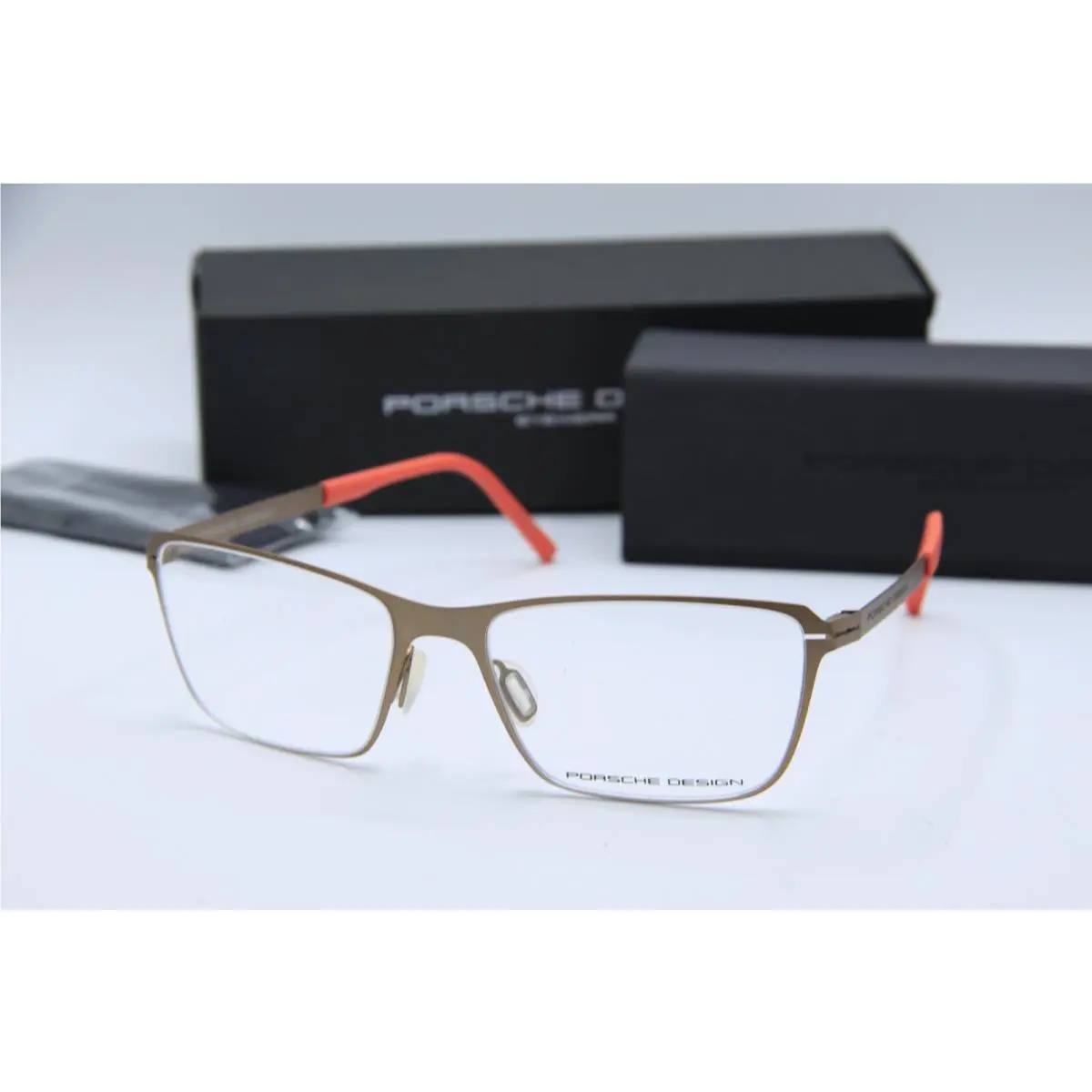 Porsche Design P`8263 B Gold Neon Pink Frames Eyeglasses 54-17