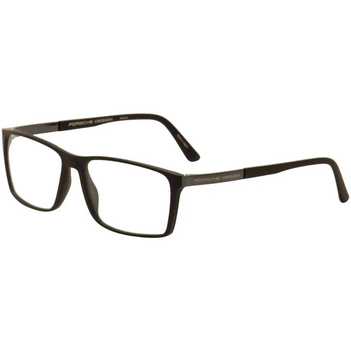 Porsche Design Men`s Eyeglasses P8260 P/8260 E Black/titanium Optical Frame 56mm