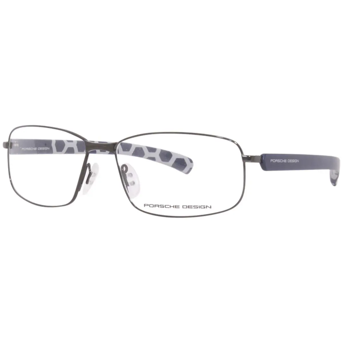 Porsche Design 8199-D Titanium Eyeglasses Men`s Black/blue Full Rim 59mm - Frame: Black
