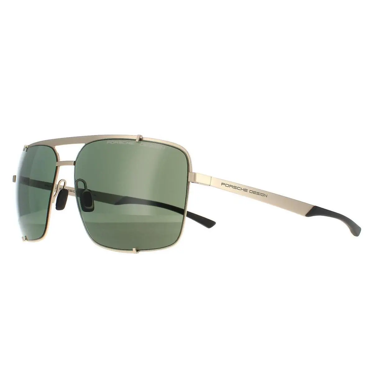Design Hooks P`8919 Light Gold/green B Sunglasses by Porsche