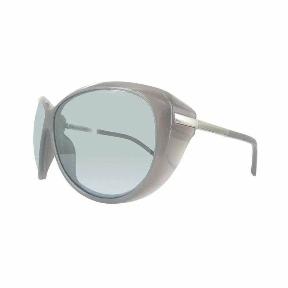 Porsche Design - P8602 Cat Eye Plastic Women Soft Grey/silver 64-11-115 - Frame: Silver, Lens: Silver