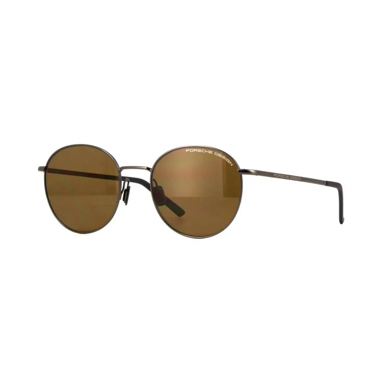 Porsche Design P8969 Metallic Gunmetal Grey/brown D169 Sunglasses - Frame: Metallic Gunmetal Grey, Lens: Brown