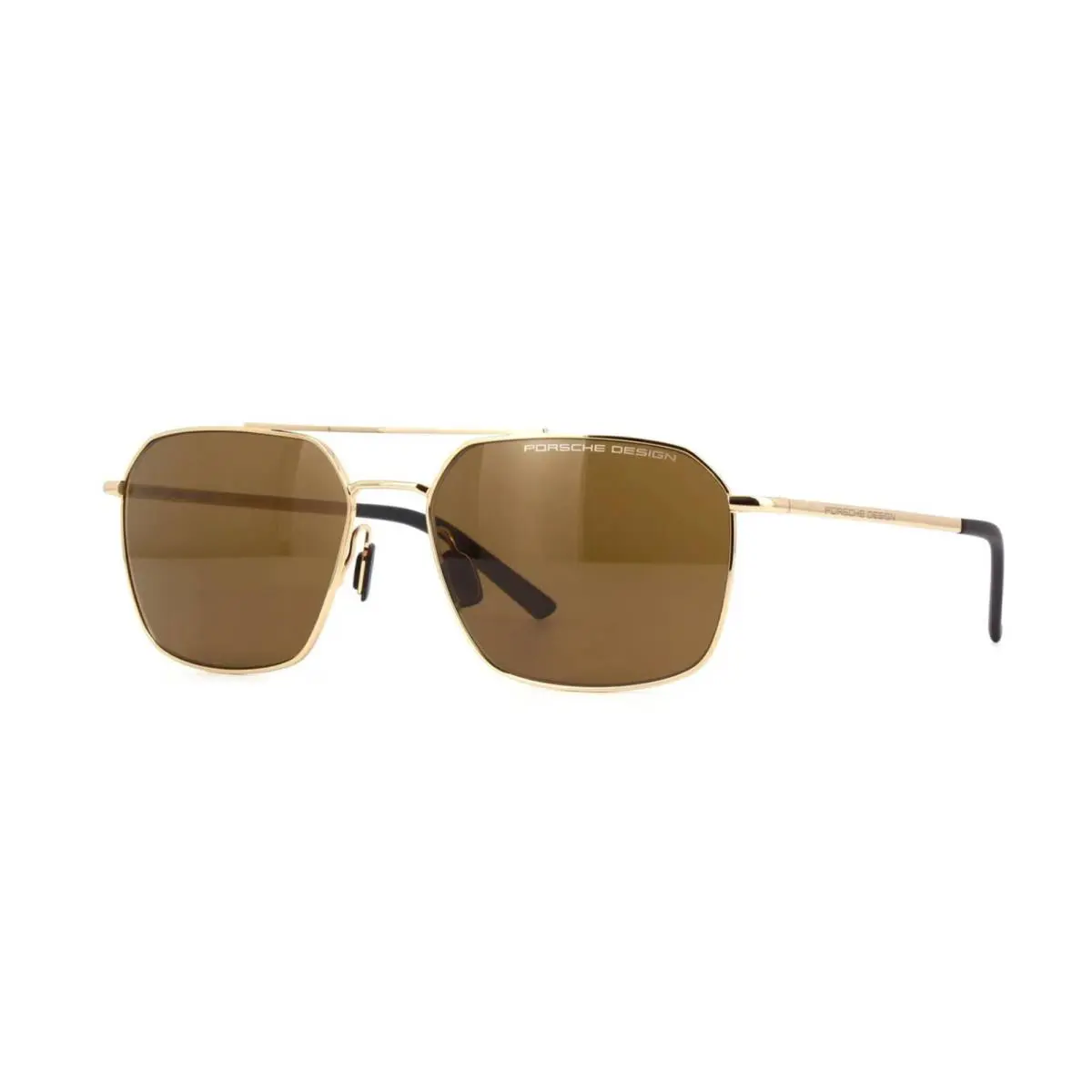 Porsche Design P8970 Shiny Gold/brown B211 Sunglasses - Frame: Shiny Gold, Lens: Brown