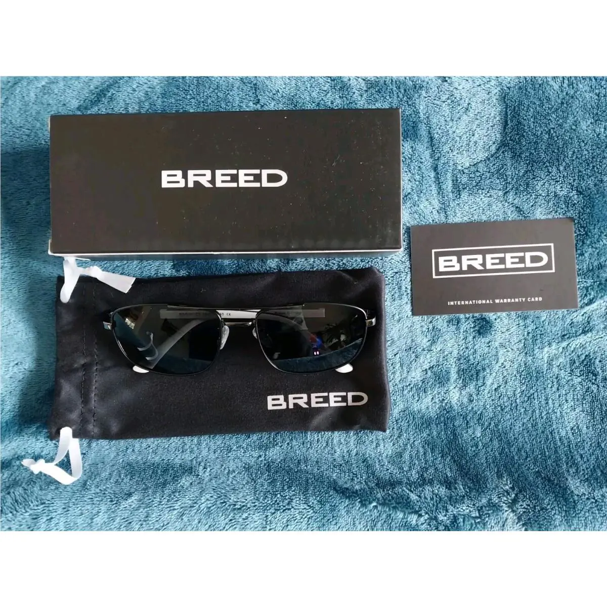 Men`s Polarized Gotham Aviator Sunglasses BSG067C2 by Breed