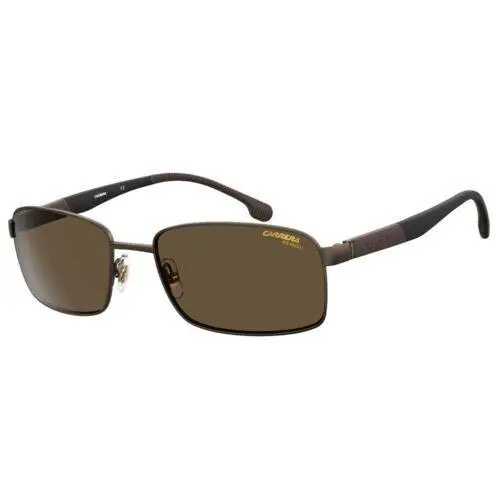 Carrera Men`s Sunglasses Polarized Bronze Lens Matte Bronze Frame 8037/S 0VZH SP