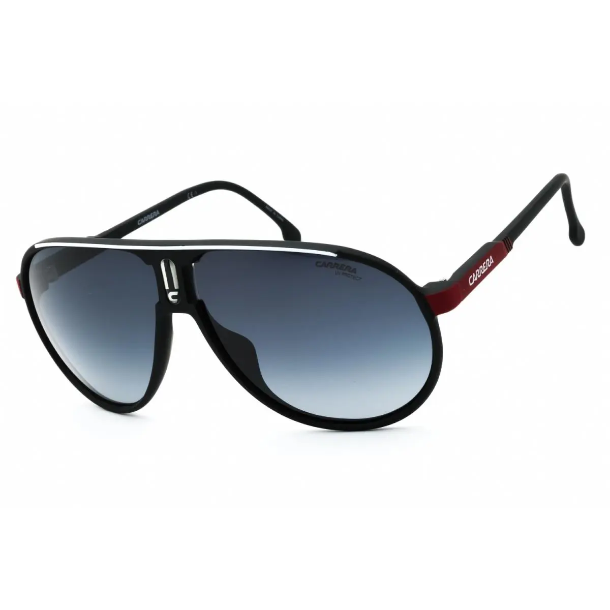 Carrera Champion/n 0OIT 9O Sunglasses Black Red Frame Gray Lenses 62mm - Frame: Black Red, Lens: Gray