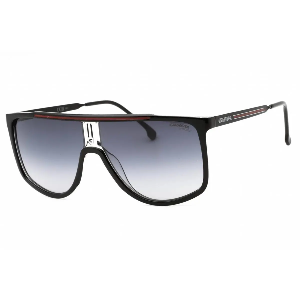 Carrera Men`s Sunglasses Black Red Navigator Frame Carrera 1056/S 0OIT 9O