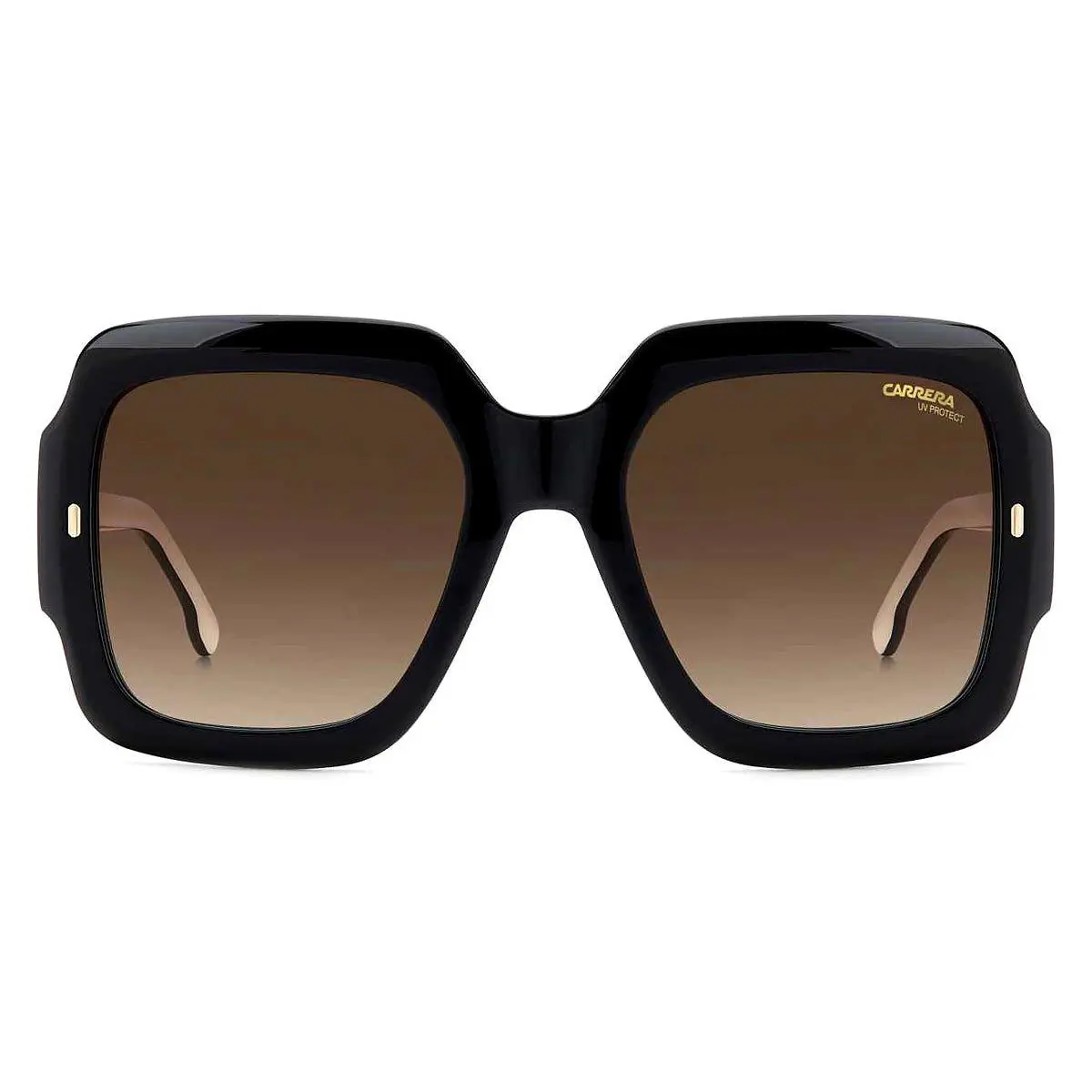 Carrera Car Sunglasses Black White / Brown Gradient 54mm