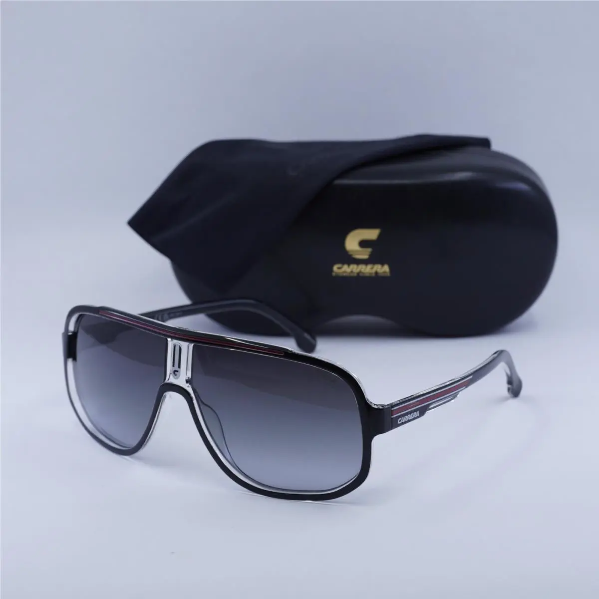 Carrera 1058/S OIT9O 9O Black/red/dark Grey Gradient 63-11-135 Sunglasses