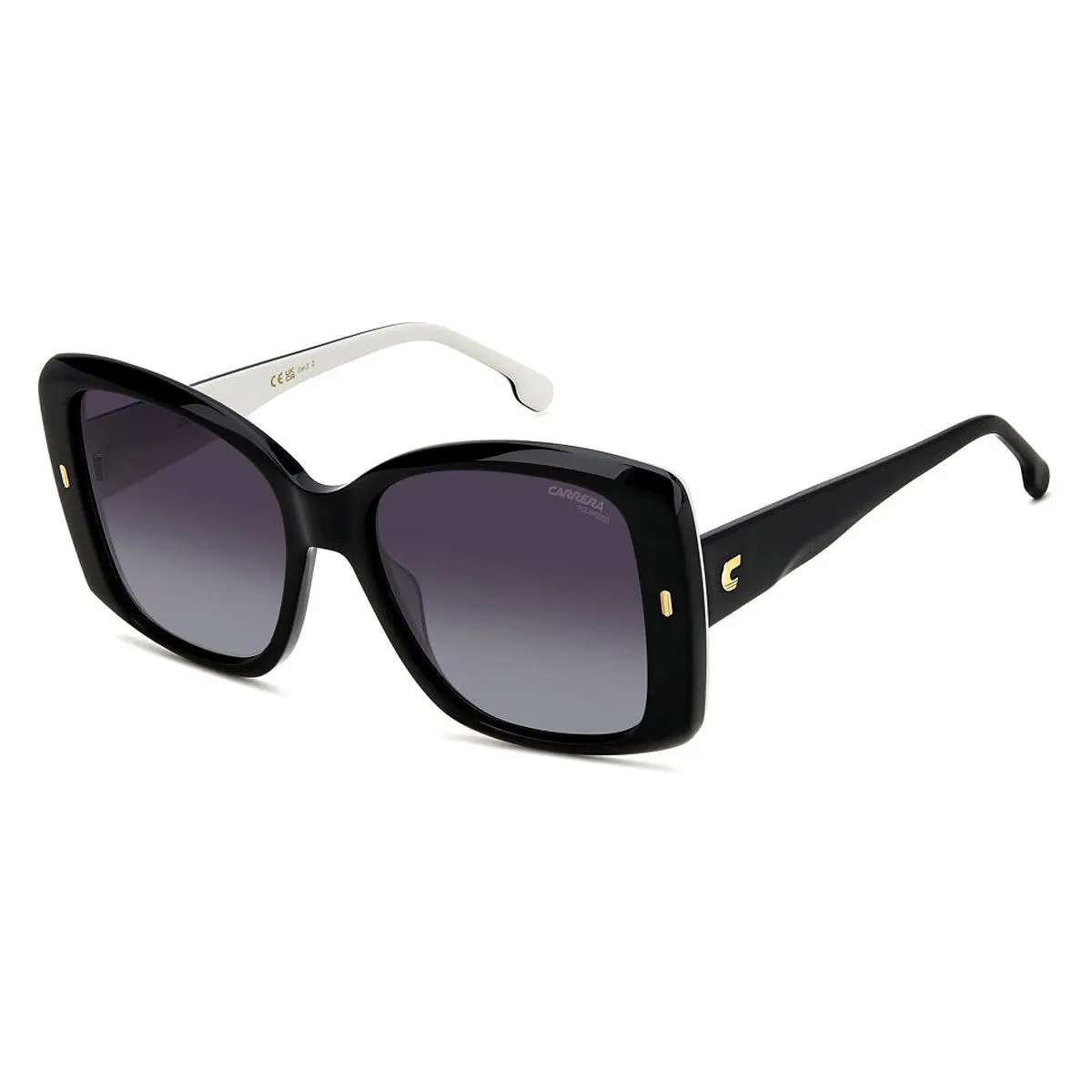 Carrera 3030/S Sunglasses Women Black White 56mm