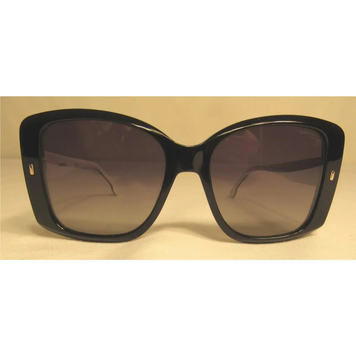 Carrera 3030/S 80S Black White Womens Sunglasses 56 18 140 with Hard Case