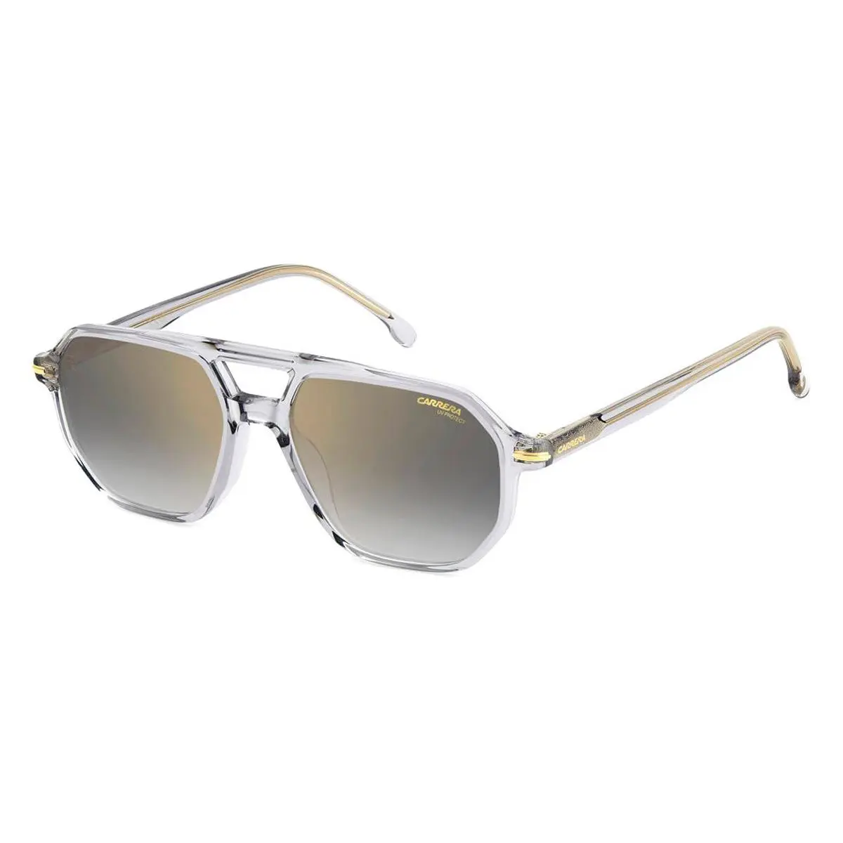 Carrera 341/S Sunglasses Male Gray Gold 54mm