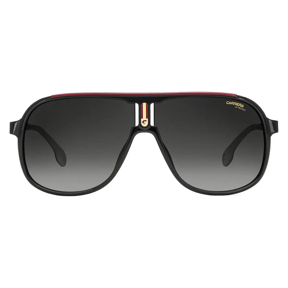 Carrera 1007/S Sunglasses Men 0807 Black Rectangle 62mm