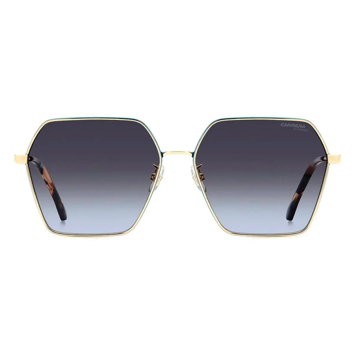 Carrera 3057/S Sunglasses Female Gold Teal 60mm