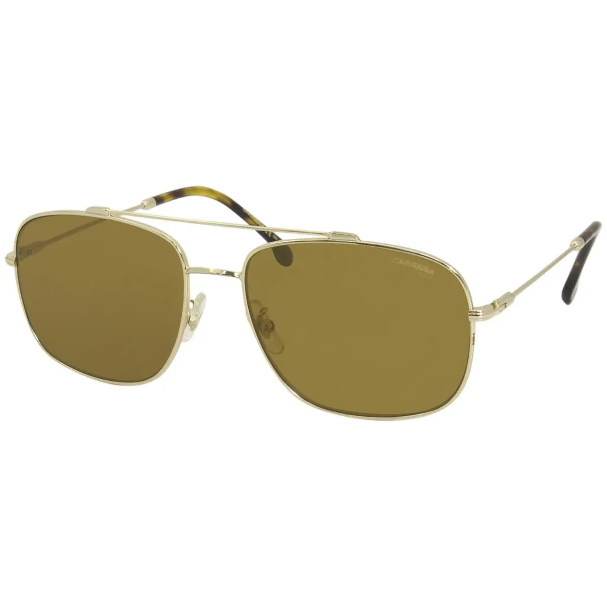 Carrera 182/F/S J5GK1 Sunglasses Men`s Havana-gold Pilot 60mm - Frame: Gold, Lens: Brown