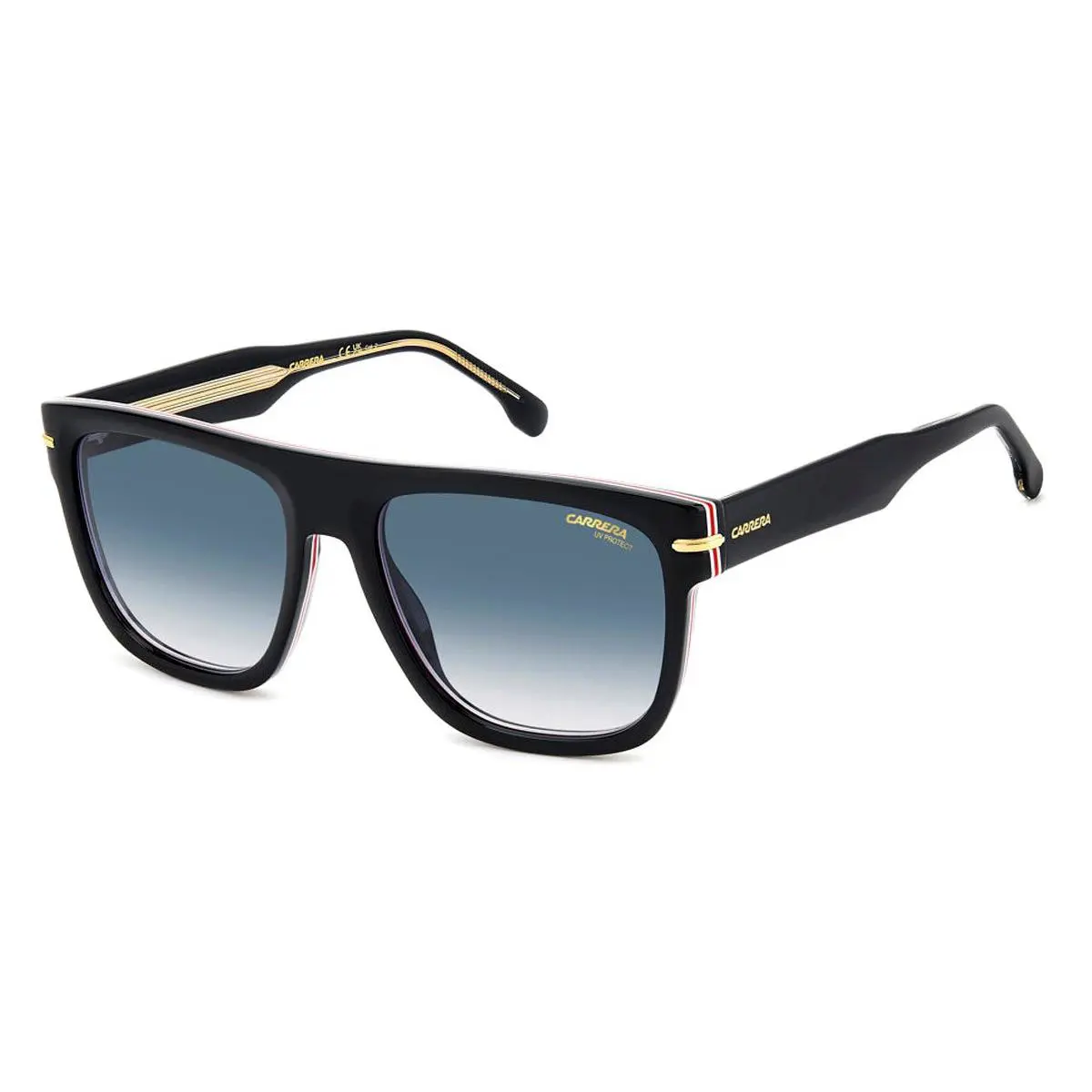 Carrera 340/S Sunglasses Male Black Gold 57mm