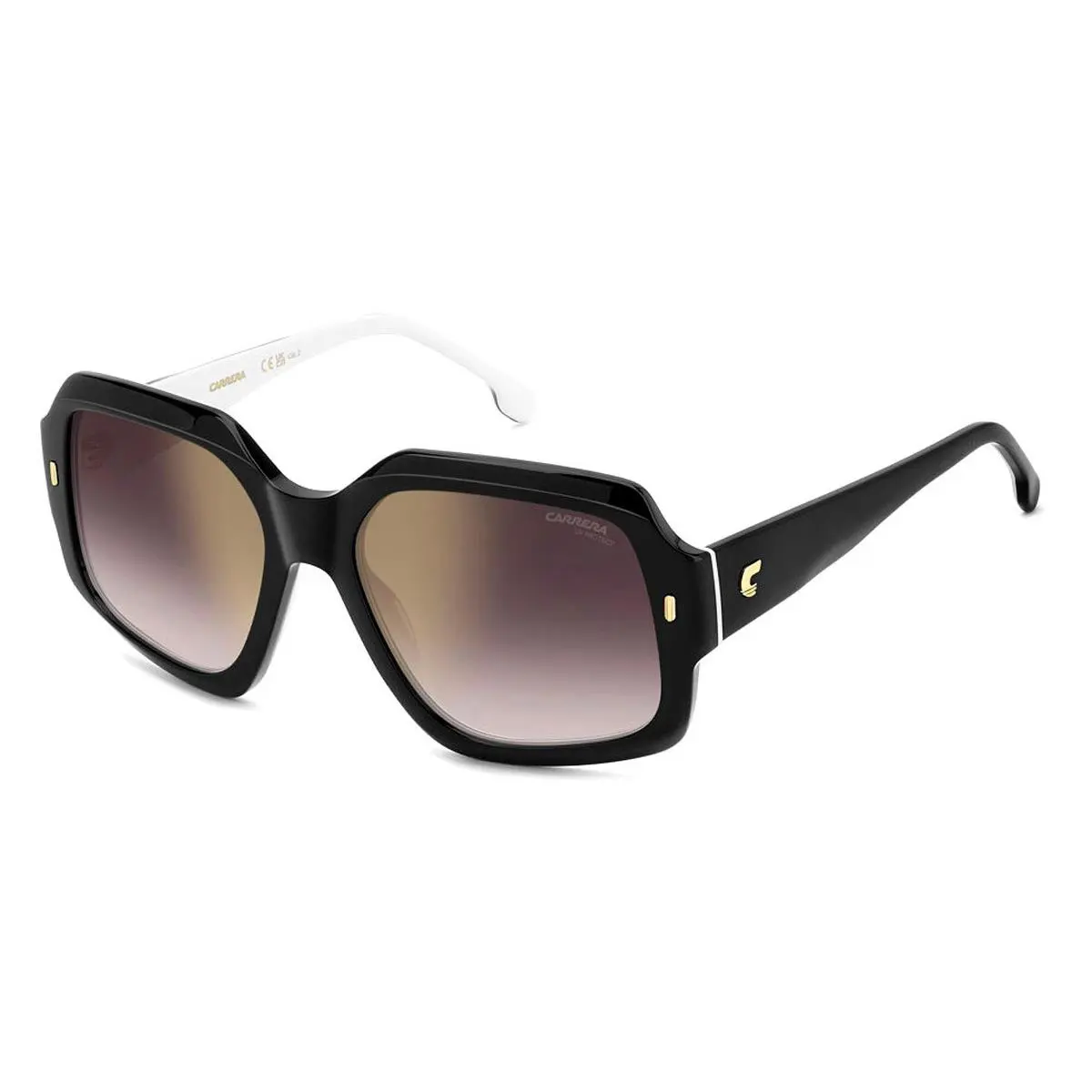 Carrera 3045/S Sunglasses Female Black White 56mm
