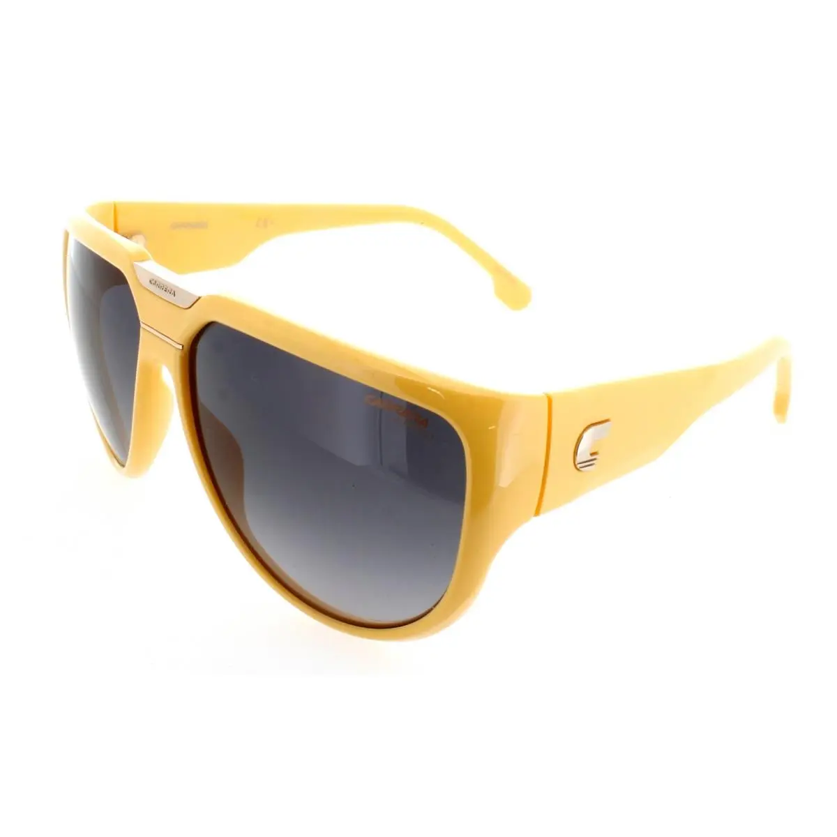 Carrera FLAGLAB-13-040G-9O Sunglasses 62mm - Frame: YELLOW, Lens: DARK GREY GRADIENT