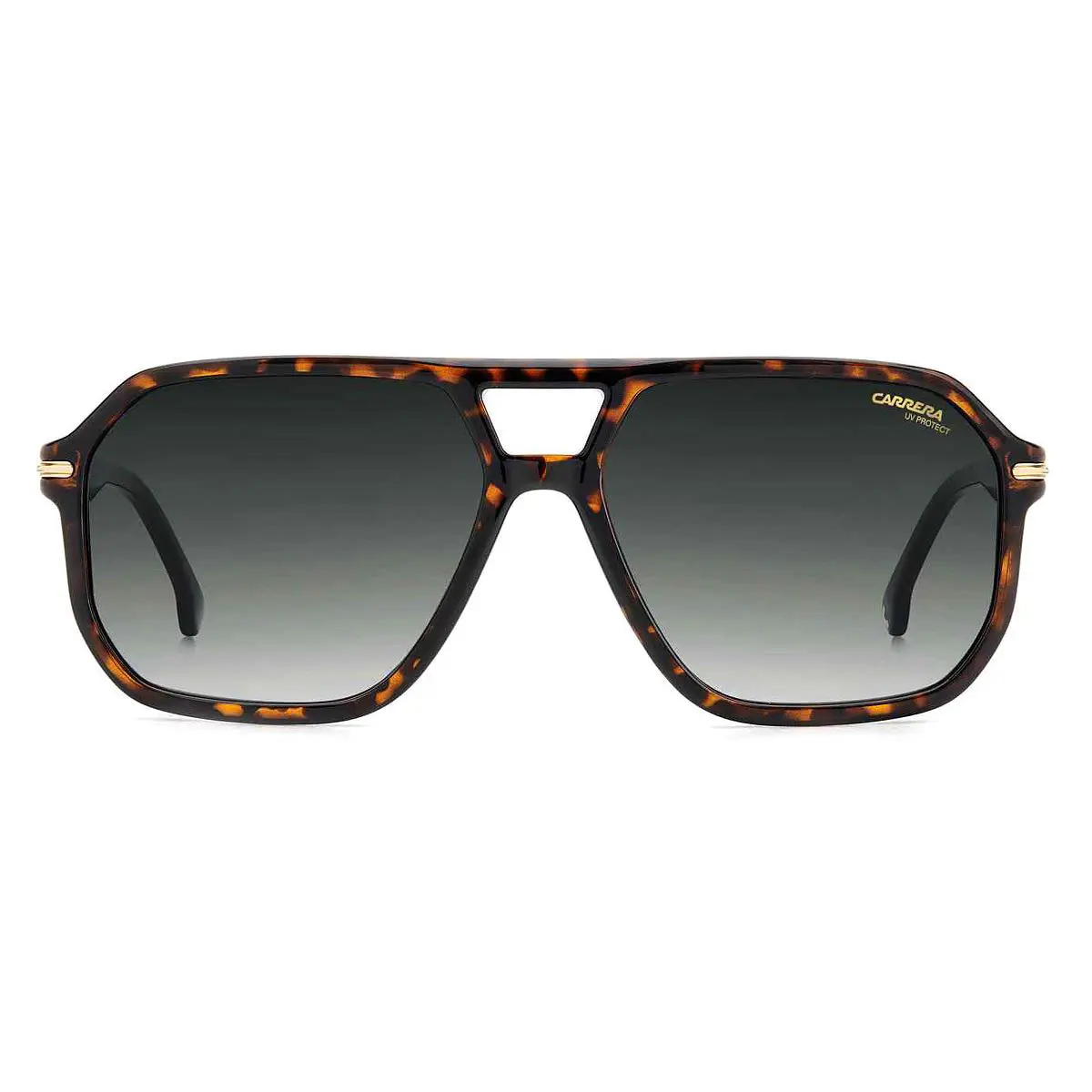 Carrera 302/S Sunglasses Havana Green Shaded Rectangle 59mm - Frame: Havana / Green Shaded, Lens: Green Shaded