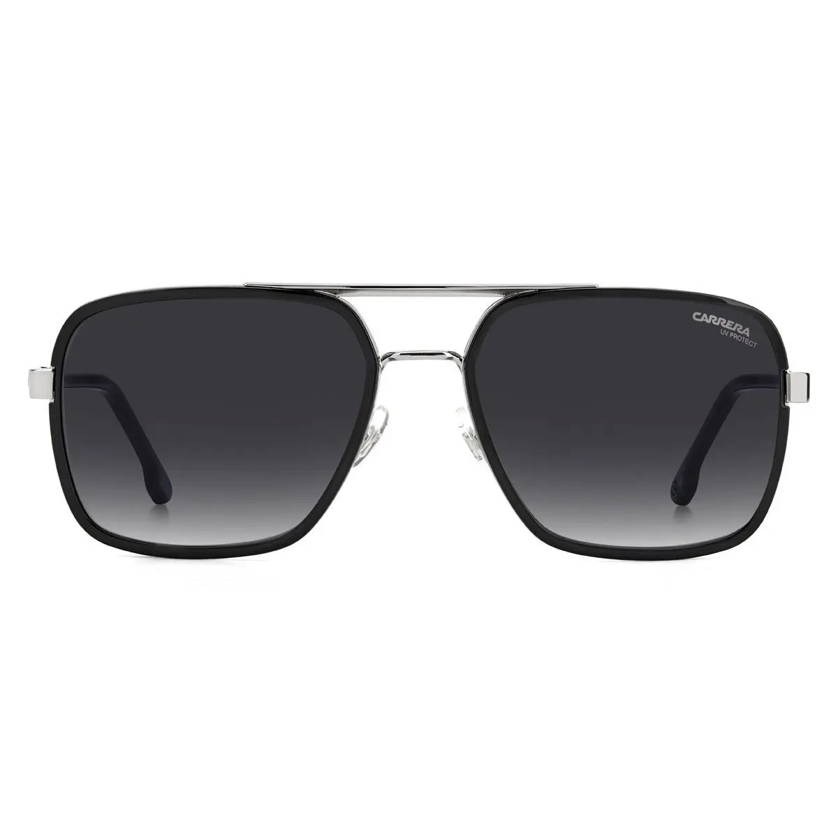 Carrera 256/S Sunglasses Men Ruthenium Black Rectangle 58mm