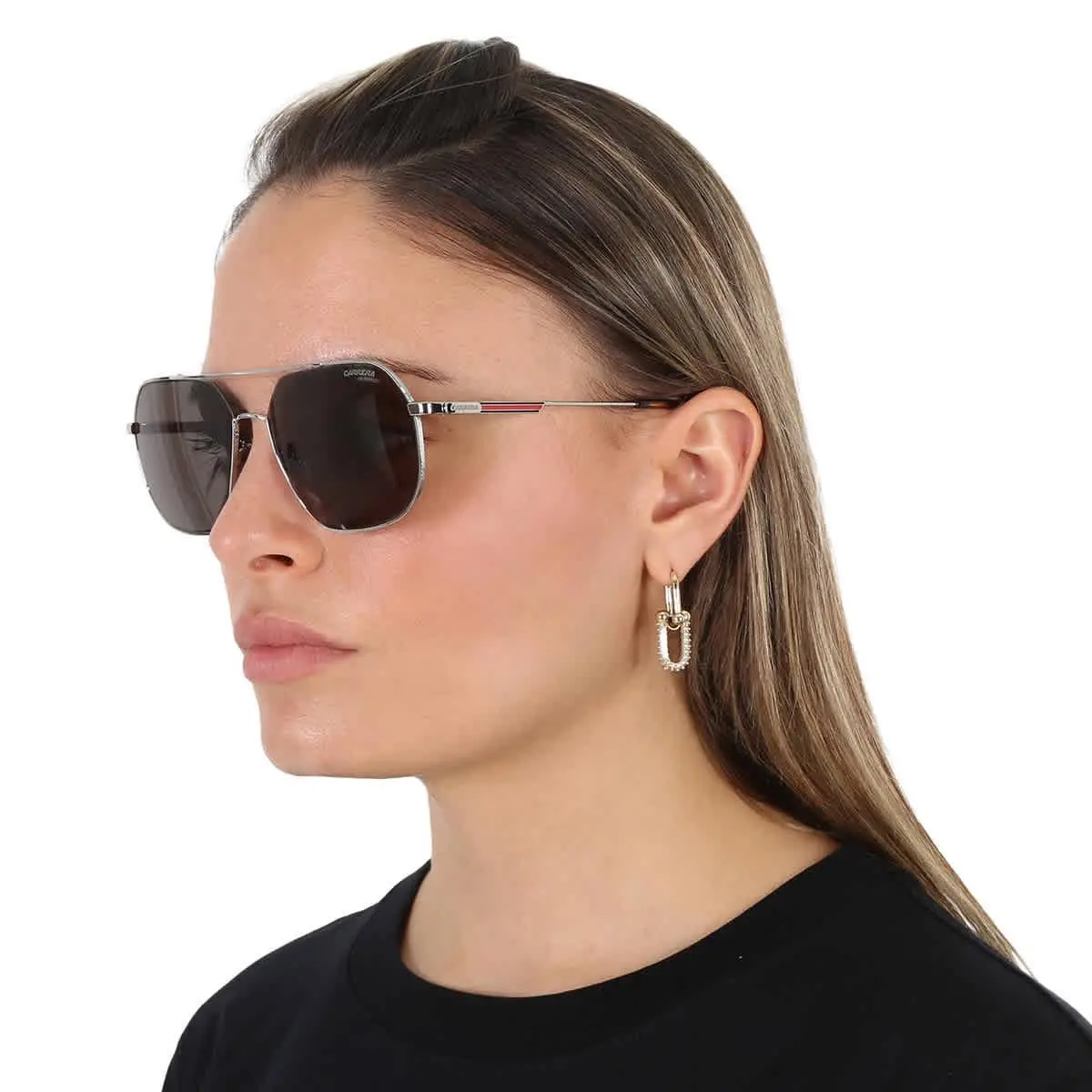 Grey Pilot Unisex Sunglasses  1035/GS 0010./IR 58  1035/GS by Carrera