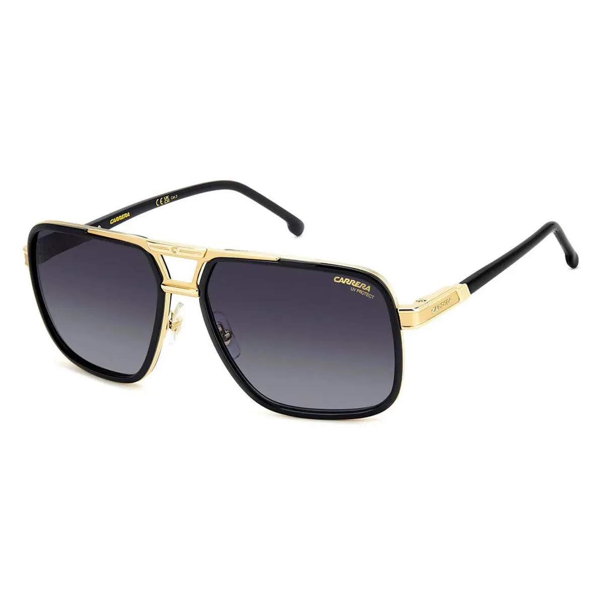 Carrera 1071/S Sunglasses Male Black Gold 61mm
